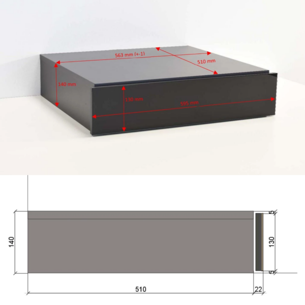 Kodumasinad | Integreeritav dekoratiivne sahtel Kluge KZN01B | Tehnomaan