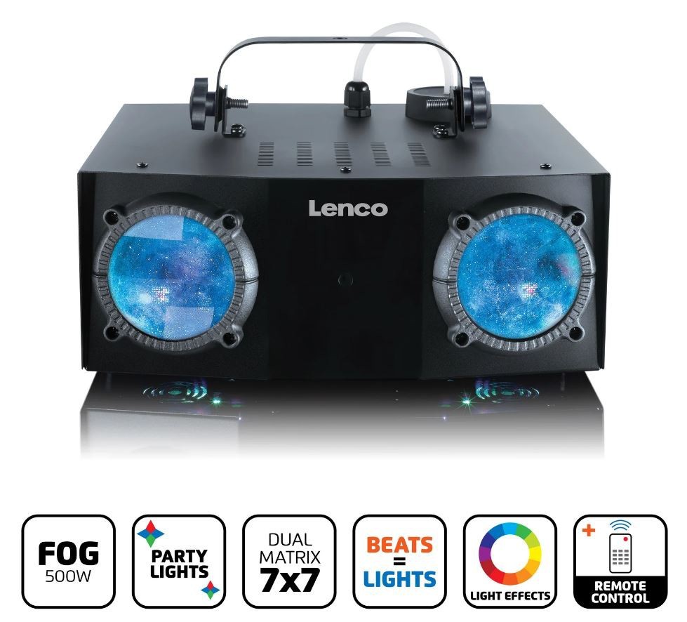 Kodumasinad | Udu- ja valgusemasin Lenco LFM110BK | Tehnomaan
