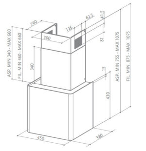 Kodumasinad | Õhupuhastaja Faber Lithos BK LED A45 must | Tehnomaan