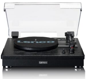 Kodumasinad | Vinüülplaadimängija 2 kõlari ja BT ühendusega Lenco LS101BK, must | Tehnomaan