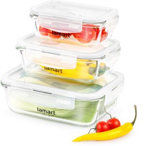 Kodumasinad | Klaasist säilituskarpide komplekt 3tk Lamart LT6011 | Tehnomaan