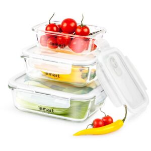 Kodumasinad | Klaasist säilituskarpide komplekt 3tk Lamart LT6011 | Tehnomaan