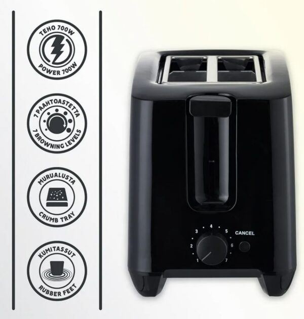 Kodumasinad | Röster Livia LTS201, must | Tehnomaan