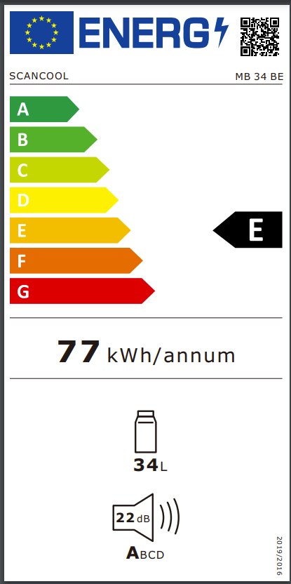 Kodumasinad | Minibaar Scandomestic MB34BE | Tehnomaan