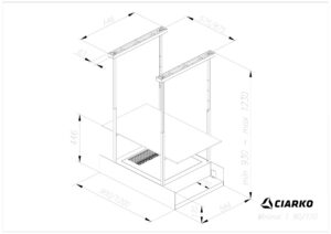 Kodumasinad | Õhupuhastaja Ciarko Design Minimal 1 120 cm paneelita | Tehnomaan