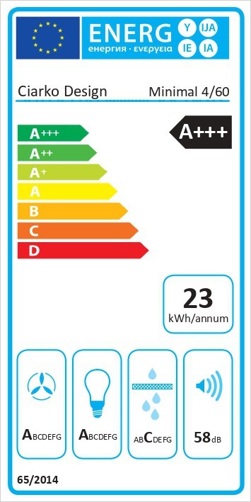 Kodumasinad | Õhupuhastaja Ciarko Design Minimal 4 60 cm | Tehnomaan