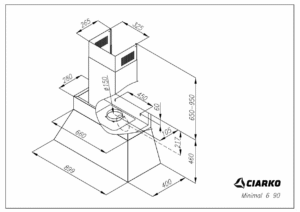 Kodumasinad | Õhupuhastaja Ciarko Design Minimal 6 90 cm | Tehnomaan