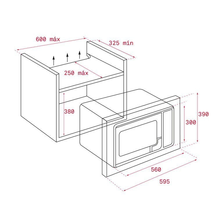 Kodumasinad | Integreeritav mikrolaineahi Teka ML 8200 BIS must | Tehnomaan