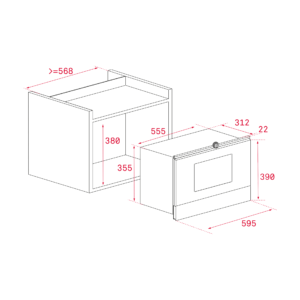 Kodumasinad | Integreeritav mikrolaineahi Teka ML8220BISLWH valge | Tehnomaan