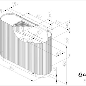 Õhupuhastaja Ciarko Design Mono 60 SmartLink roheline - Image 4