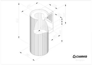 Kodumasinad | Õhupuhastaja Ciarko Design Monogram SmartLink kuld | Tehnomaan