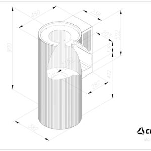 Õhupuhastaja Ciarko Design Monogram SmartLink kuld - Image 4