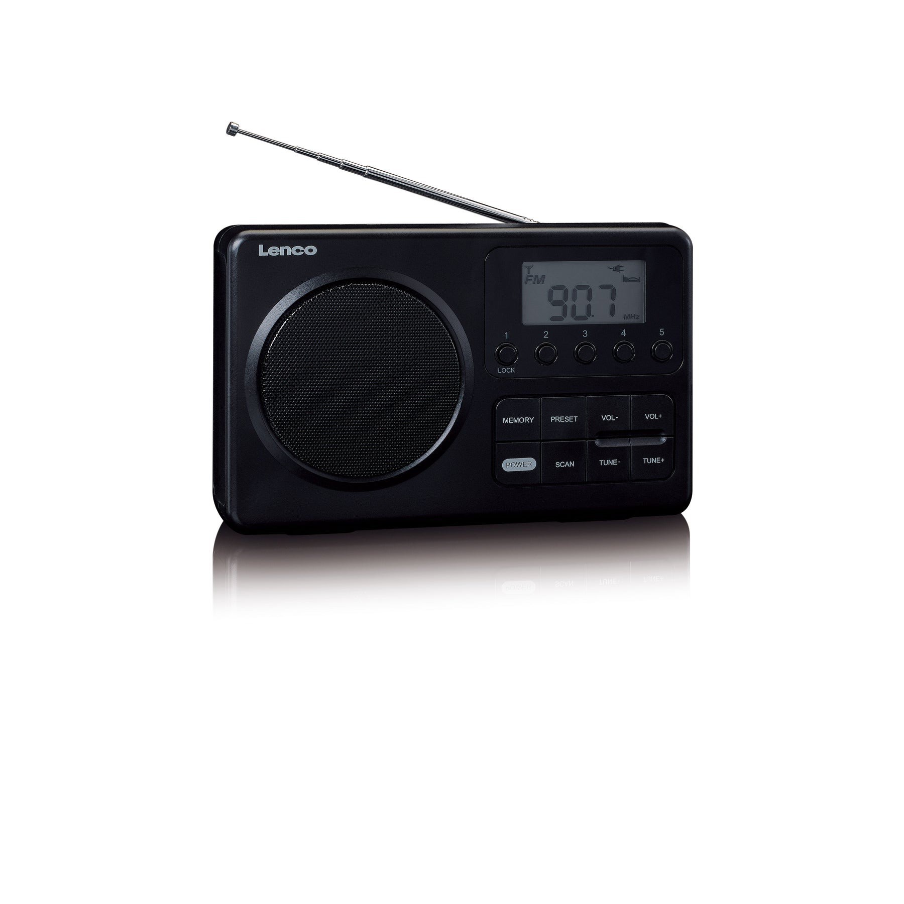 Kodumasinad | Raadio Lenco MPR035BK, must | Tehnomaan