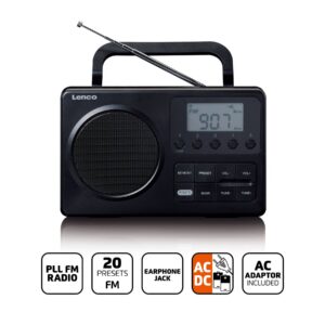 Kodumasinad | Raadio Lenco MPR035BK, must | Tehnomaan