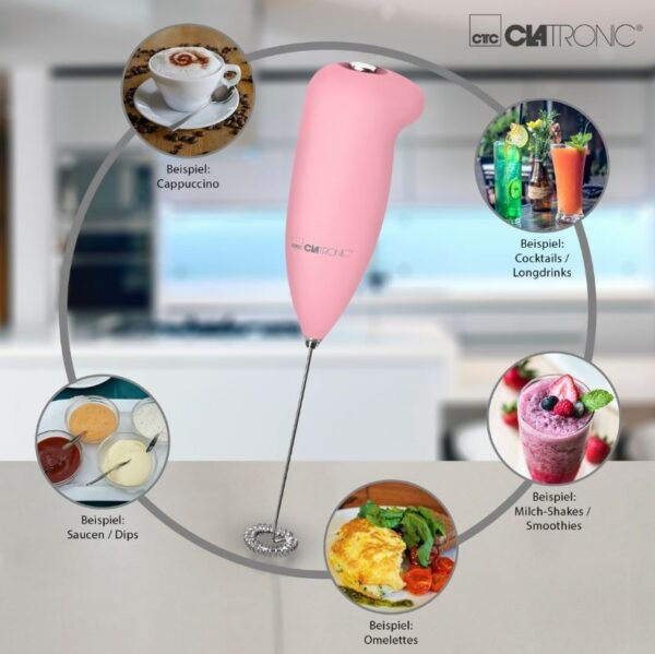 Kodumasinad | Piimavahustaja Clatronic MS3089P, roosa | Tehnomaan