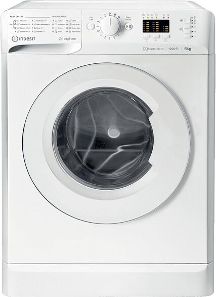 mtwsa61294wee.png Kodumasinad | Pesumasin Indesit MTWSA61294WEE | Tehnomaan