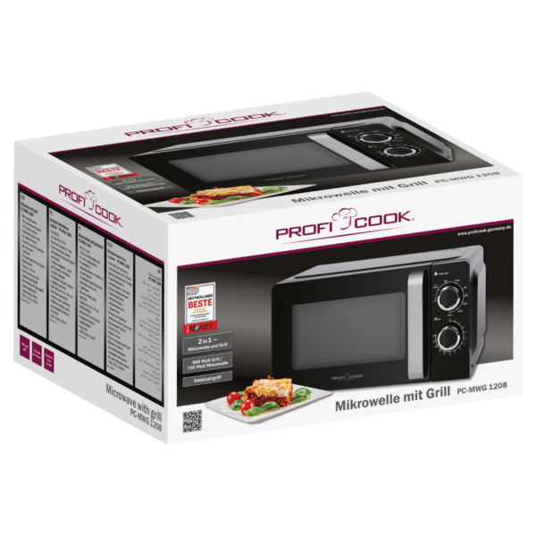 Kodumasinad | Mikrolaineahi ProfiCook MWG1208 must | Tehnomaan