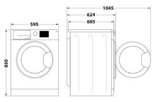 Kodumasinad | Kuivatiga pesumasin Hotpoint-Ariston NDD11725DAEE | Tehnomaan