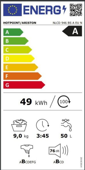 Kodumasinad | Pesumasin Hotpoint-Ariston NLCD946BSAEUN | Tehnomaan