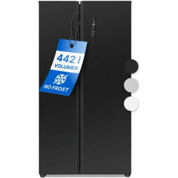 Side-by-side külmik Bomann SBS7344SIX, must