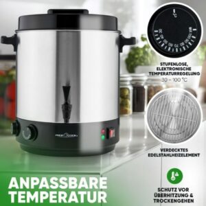 Kodumasinad | Pastöriseerija-joogimahuti 32L ProfiCook PCEKA1283 | Tehnomaan