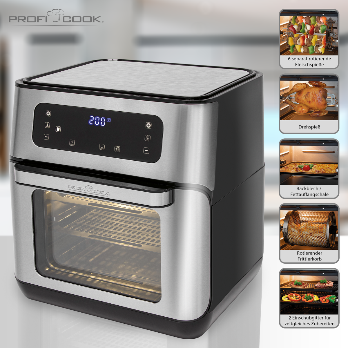 Kodumasinad | Kuumaõhufritüür ProfiCook PCFR1200 | Tehnomaan