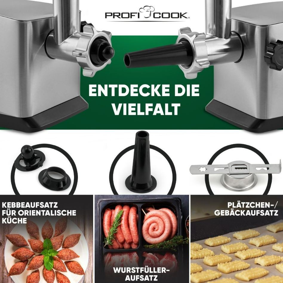 Kodumasinad | Hakklihamasin ProfiCook PCFW1272 | Tehnomaan