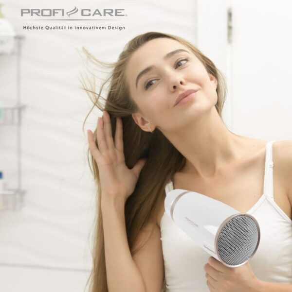 Kodumasinad | Föön ProfiCare PCHT3009W, valge-šampanja | Tehnomaan