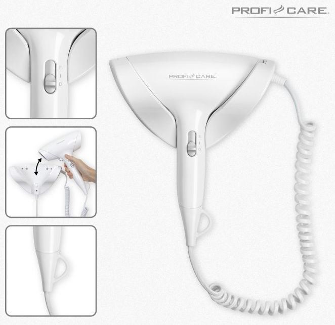 Kodumasinad | Föön seinakinnitusega ProfiCare PCHT3044 | Tehnomaan