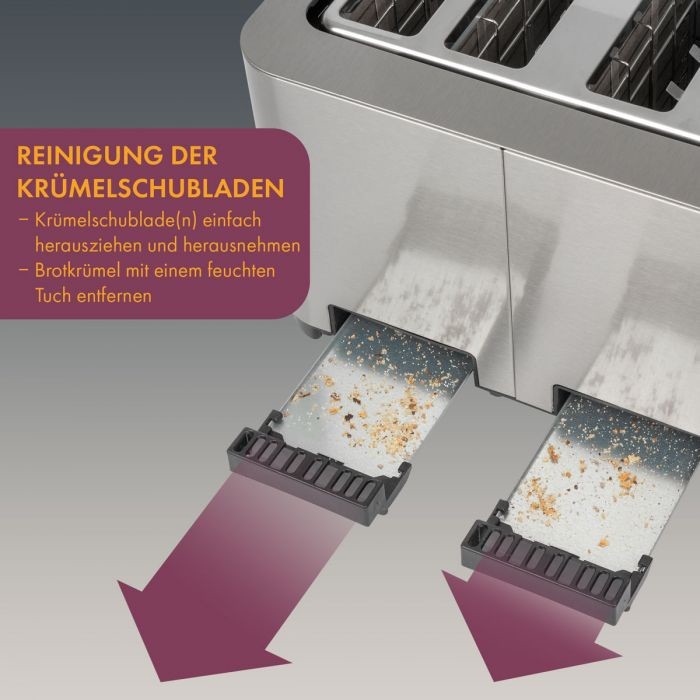 Kodumasinad | Röster 4 viilule ProfiCook PCTA1252 | Tehnomaan