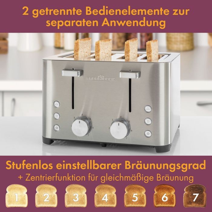 Kodumasinad | Röster 4 viilule ProfiCook PCTA1252 | Tehnomaan