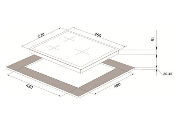 Kodumasinad | Gaasiplaat Schlosser PGH4511MFFD | Tehnomaan