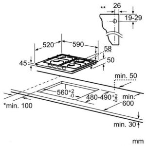 Kodumasinad | Gaasiplaat Schlosser PGH635SFFD liivakarva | Tehnomaan
