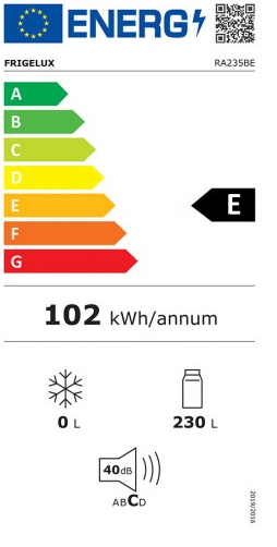 Kodumasinad | Jahekülmik Frigelux RA235BE | Tehnomaan