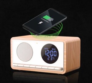 Kodumasinad | Kellraadio juhtmevaba laadijaga Manta RDI912W, valge | Tehnomaan