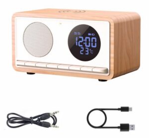 Kodumasinad | Kellraadio juhtmevaba laadijaga Manta RDI912W, valge | Tehnomaan