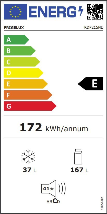 Kodumasinad | Külmik Frigelux RDP215NE must | Tehnomaan