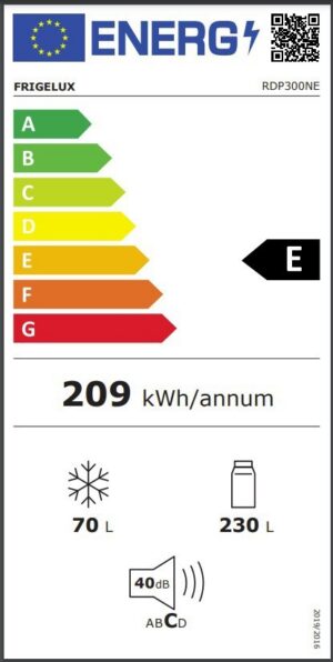 Kodumasinad | Külmik Frigelux RDP300NE must | Tehnomaan