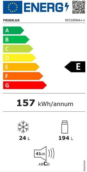 Kodumasinad | Külmik Frigelux RF218RNA, must | Tehnomaan