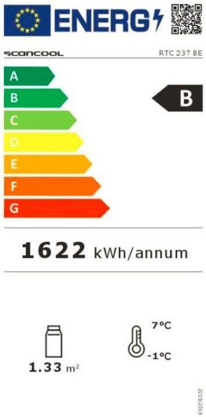 Kodumasinad | Vitriinkülmik Scandomestic RTC237BE | Tehnomaan