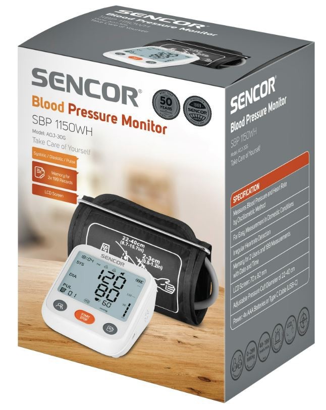 Kodumasinad | Vererõhumõõtja Sencor SBP1150WH | Tehnomaan