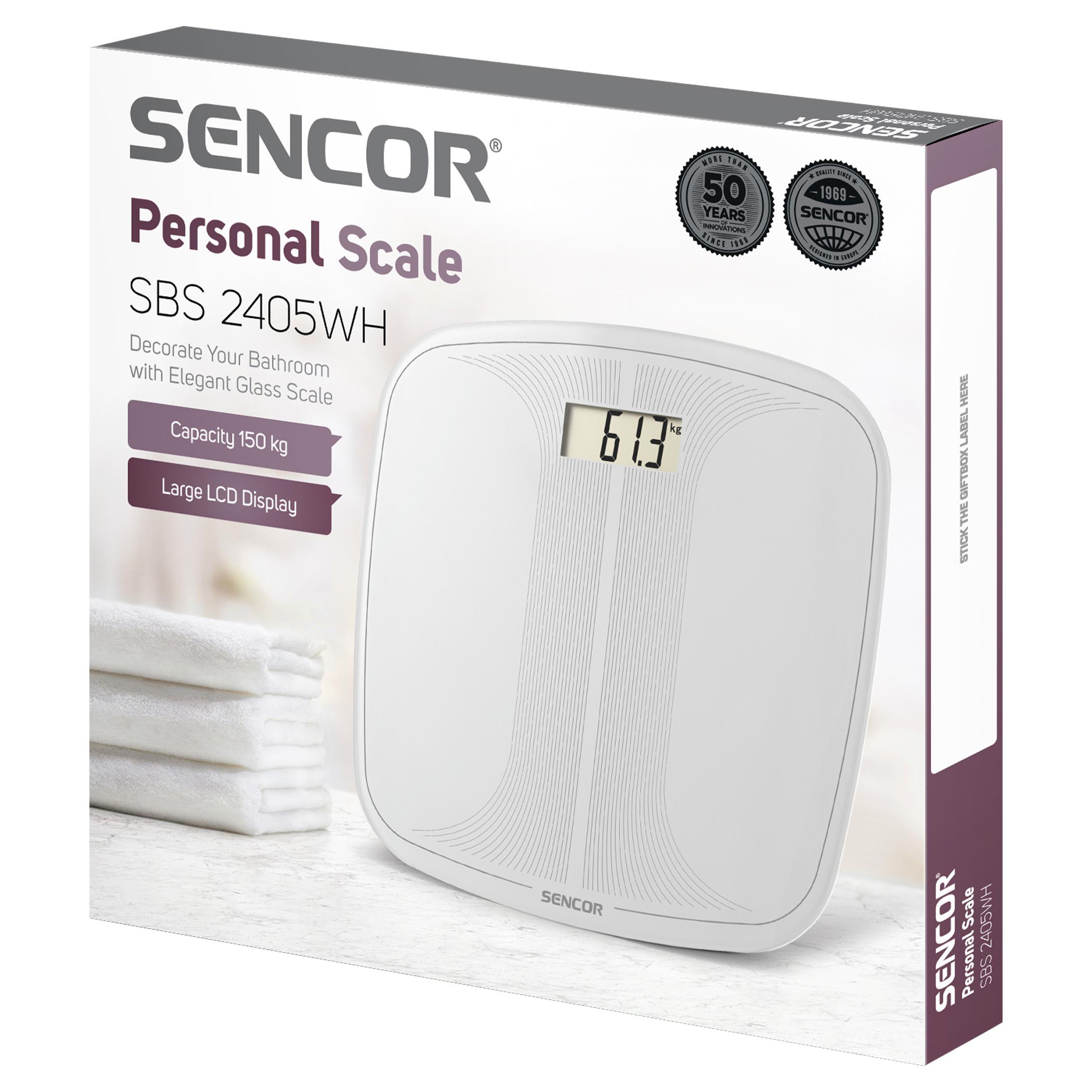 Kodumasinad | Kaal Sencor SBS2405WH, valge | Tehnomaan