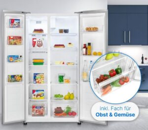 Kodumasinad | Side-by-side külmik Bomann SBS7344IX, inox | Tehnomaan