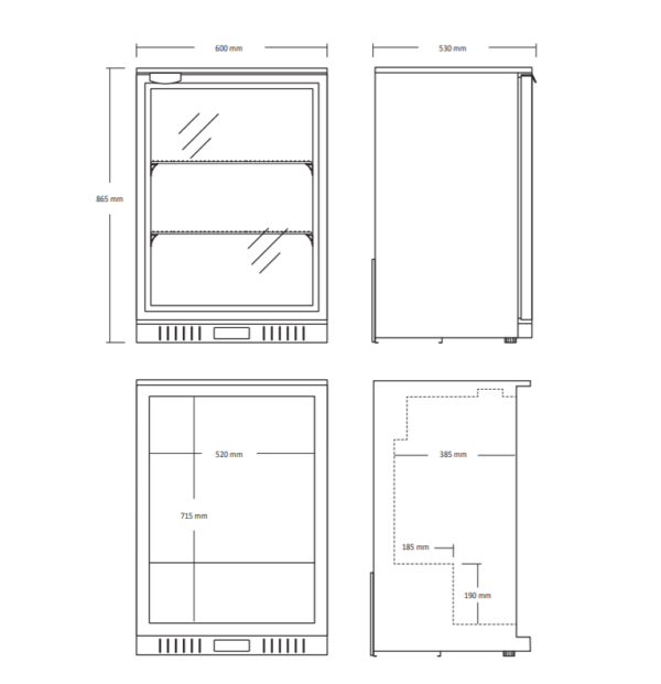Kodumasinad | Letialune minibaar Scandomestic SC141HE | Tehnomaan