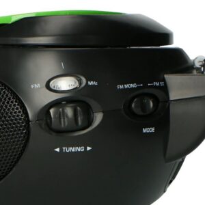 Kodumasinad | CD-raadio Lenco SCD24GB, roheline/must | Tehnomaan