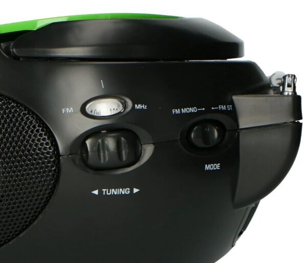 Kodumasinad | CD-raadio Lenco SCD24GB, roheline/must | Tehnomaan