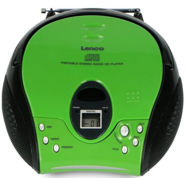 Kodumasinad | CD-raadio Lenco SCD24GB, roheline/must | Tehnomaan