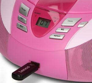 Kodumasinad | CD-raadio Lenco SCD37USBP, roosa | Tehnomaan