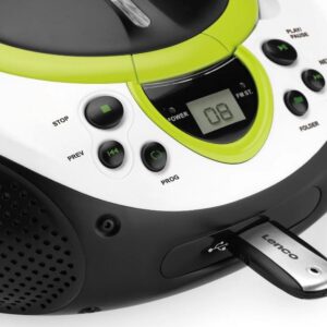 CD-raadio Lenco SCD38USBG, roheline - Image 3