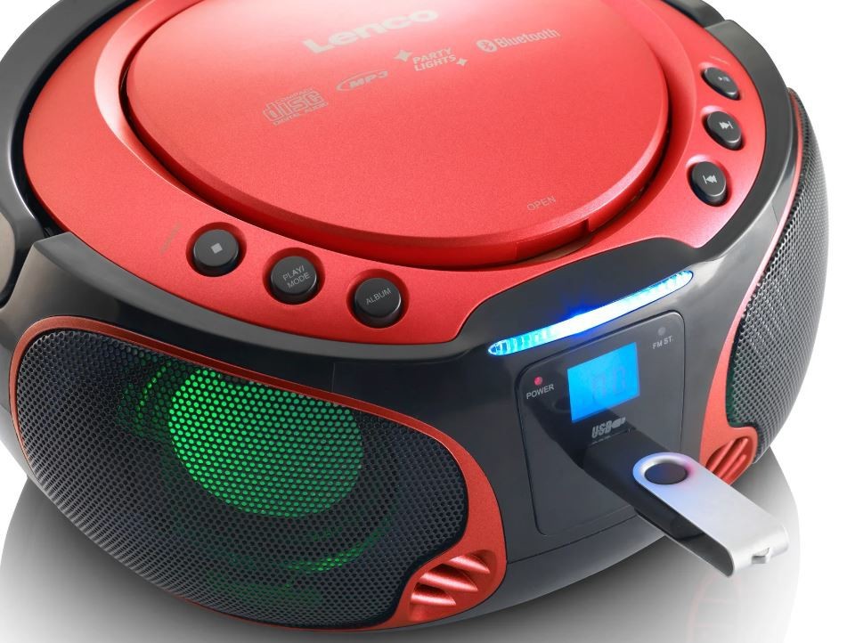 Kodumasinad | CD-raadio Lenco SCD550RD, punane | Tehnomaan